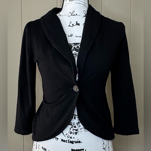 Love On A Hanger Soft Lace Back One Button Blazer Womens Small - Picture 1 of 9